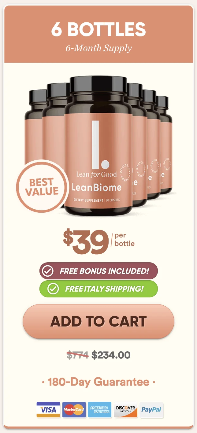 LeanBiome 6 Bottles